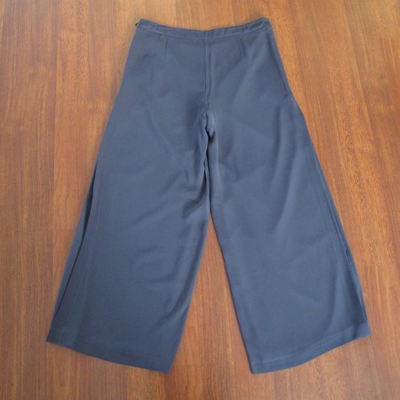 FARROW Charcoal Gray Split Side Wide Leg Pants - Picture 10 of 11